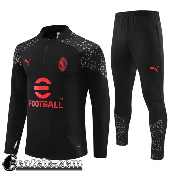 Tute Calcio AC Milan nero Uomo 23 24 TG912