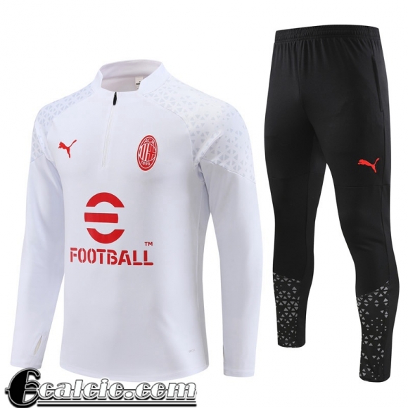 Tute Calcio AC Milan Bianco Uomo 23 24 TG914