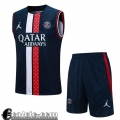 Tute Calcio Senza maniche PSG blu Uomo 23 24 TG958