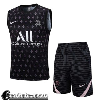 Tute Calcio Senza maniche PSG nero Uomo 23 24 TG964