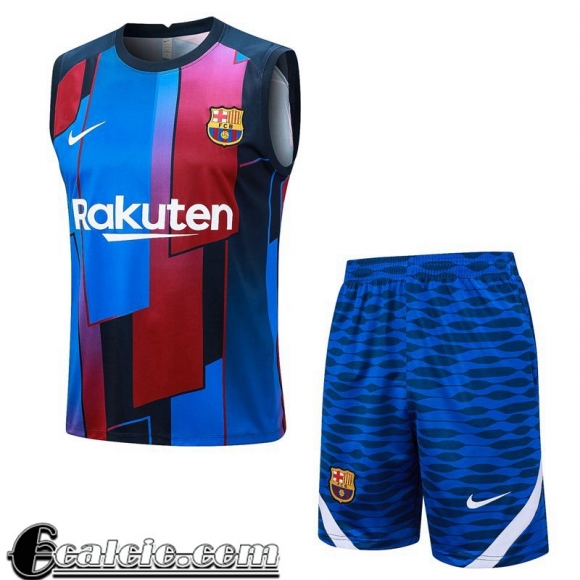 Tute Calcio Senza maniche Barcellona blu Uomo 23 24 TG965