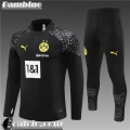 KIT: Tute Calcio Dortmund nero Bambini 23 24 TK697