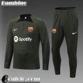 KIT: Tute Calcio Barcellona Esercito Verde Bambini 23 24 TK669