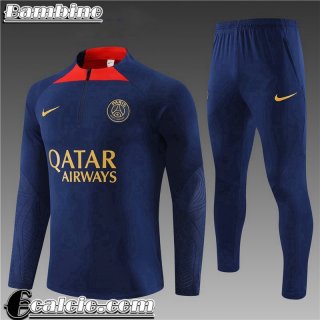 KIT: Tute Calcio PSG blu navy Bambini 23 24 TK673