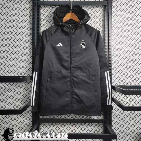 Giacca A Vento Real Madrid nero Uomo 23 24 WK551