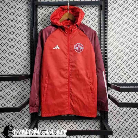 Giacca A Vento Manchester United rosso Uomo 23 24 WK569