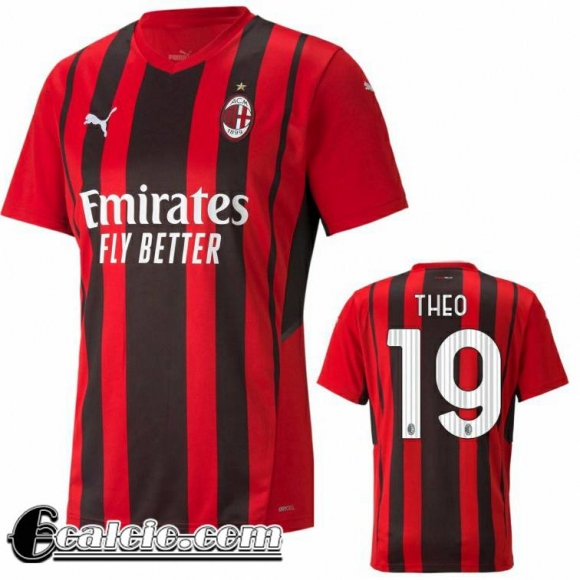 Maglia Calcio AC Milan Prima Uomo 2021 2022 THEO # 19