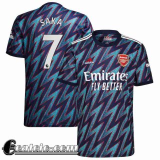 Maglia Calcio Arsenal Third Uomo # Saka 7 2021 2022