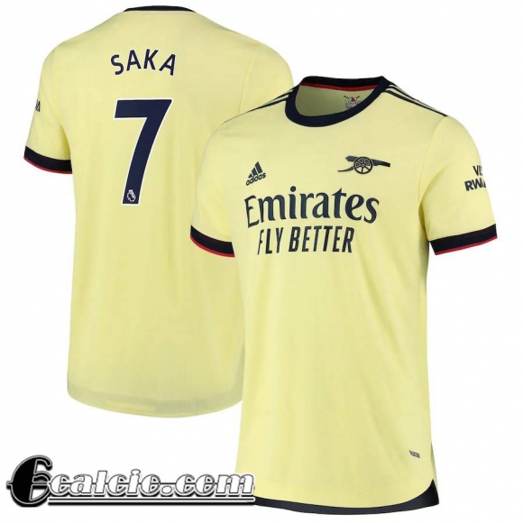 Maglia Calcio Arsenal Seconda Uomo # Saka 7 2021 2022