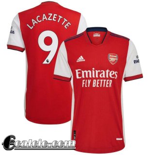 Maglia Calcio Arsenal Prima Uomo # Lacazette 9 2021 2022