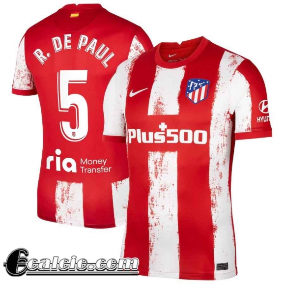 Maglia Calcio Atletico Madrid Prima Uomo # R. De Paul 5 2021 2022