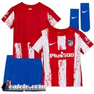 Maglia Calcio Atletico Madrid Prima Bambini 2021 2022