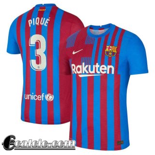 Maglia Calcio Barcelona Prima Uomo # Pique 3 2021 2022