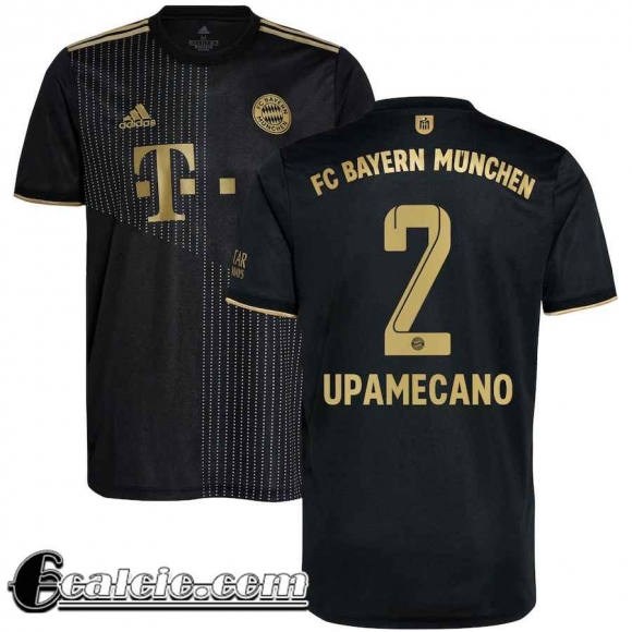 Maglia Calcio Bayern Monaco Seconda Uomo # Dayot Upamecano 2 2021 2022