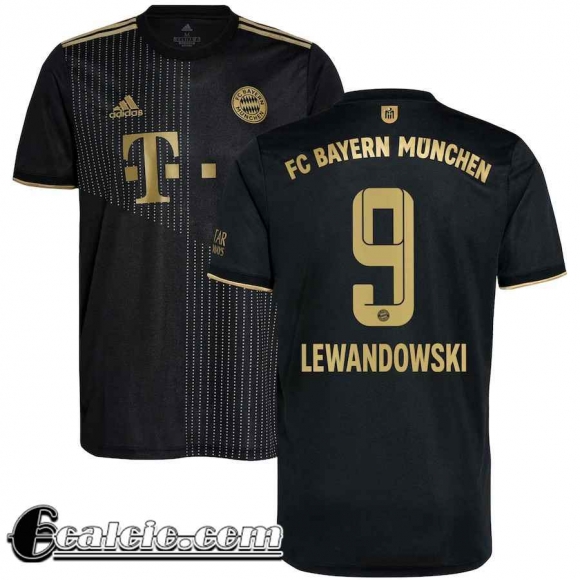 Maglia Calcio Bayern Monaco Seconda Uomo # Robert Lewandowski 9 2021 2022