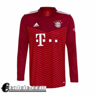 Maglia Calcio Bayern Monaco Prima Uomo Manga Larga 2021 2022