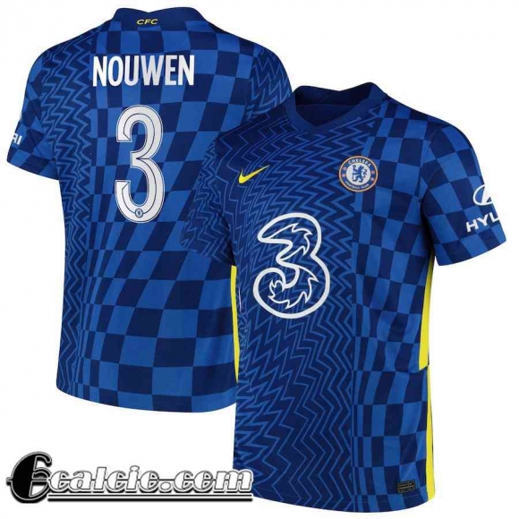 Maglia Calcio Chelsea Prima Uomo # Nouwen 3 2021 2022