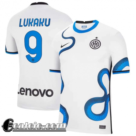 Maglia Calcio Inter Milan Seconda Uomo # Lukaku 9 2021 2022