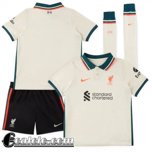 Maglia Calcio Liverpool Seconda Bambini 2021 2022