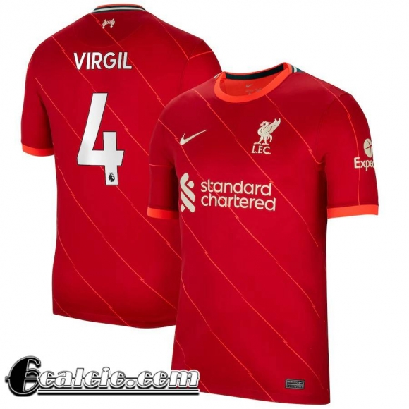 Maglia Calcio Liverpool Prima Uomo # Virgil 4 2021 2022