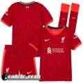 Maglia Calcio Liverpool Prima Bambini 2021 2022