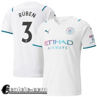 Maglia Calcio Manchester City Seconda Uomo # Rúben 3 2021 2022