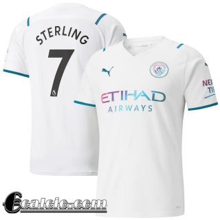 Maglia Calcio Manchester City Seconda Uomo # Sterling 7 2021 2022