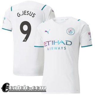 Maglia Calcio Manchester City Seconda Uomo # G.Jesus 9 2021 2022