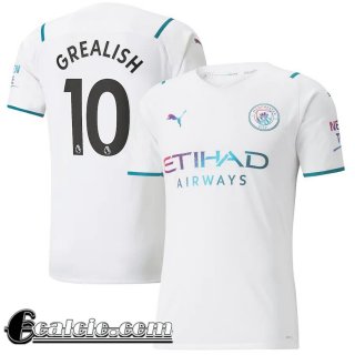 Maglia Calcio Manchester City Seconda Uomo # Grealish 10 2021 2022