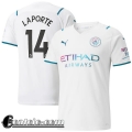 Maglia Calcio Manchester City Seconda Uomo # Laporte 14 2021 2022