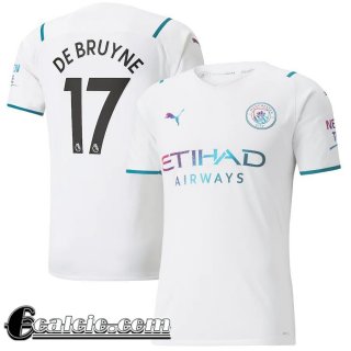 Maglia Calcio Manchester City Seconda Uomo # De Bruyne 17 2021 2022