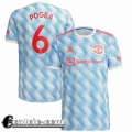 Maglia Calcio Manchester United Seconda Uomo # Pogba 6 2021 2022