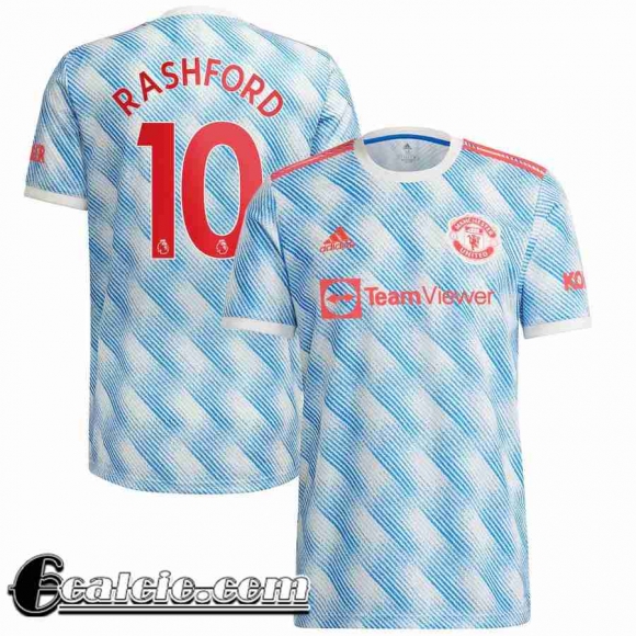 Maglia Calcio Manchester United Seconda Uomo # Rashford 10 2021 2022