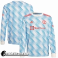 Maglia Calcio Manchester United Seconda Uomo Manga Larga 2021 2022