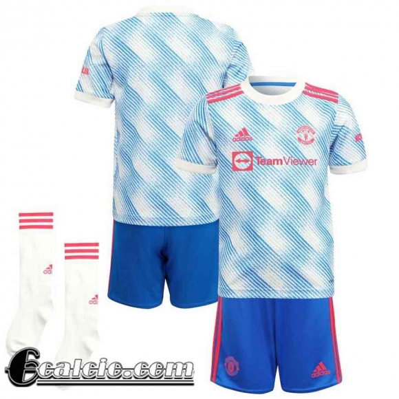 Maglia Calcio Manchester United Seconda Bambini 2021 2022