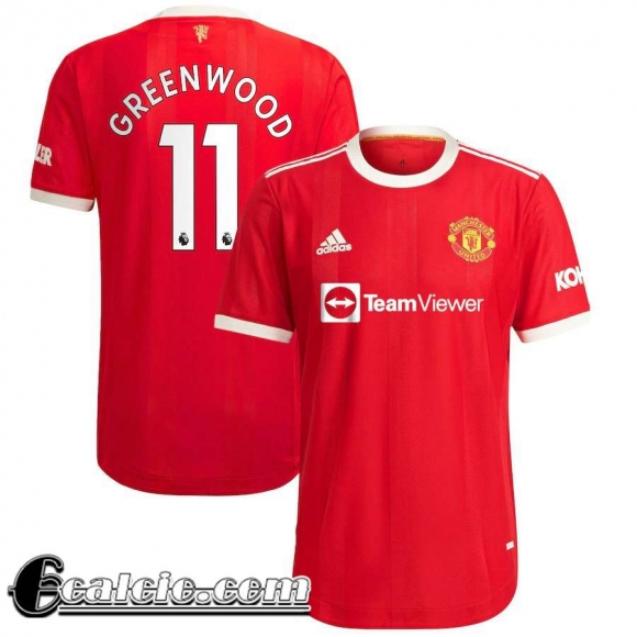 Maglia Calcio Manchester United Prima Uomo # Greenwood 11 2021 2022