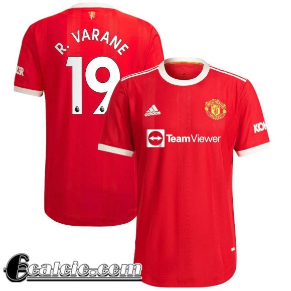 Maglia Calcio Manchester United Prima Uomo # R. Varane 19 2021 2022