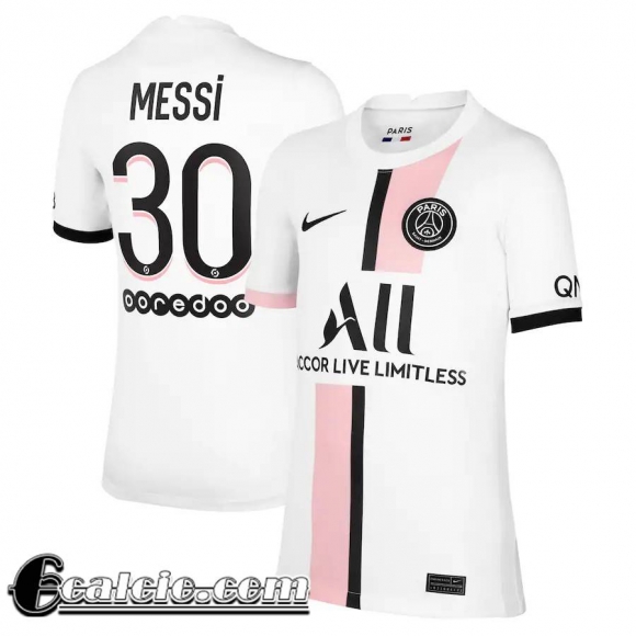 Maglia Calcio PSG Seconda Uomo # Messi 30 2021 2022