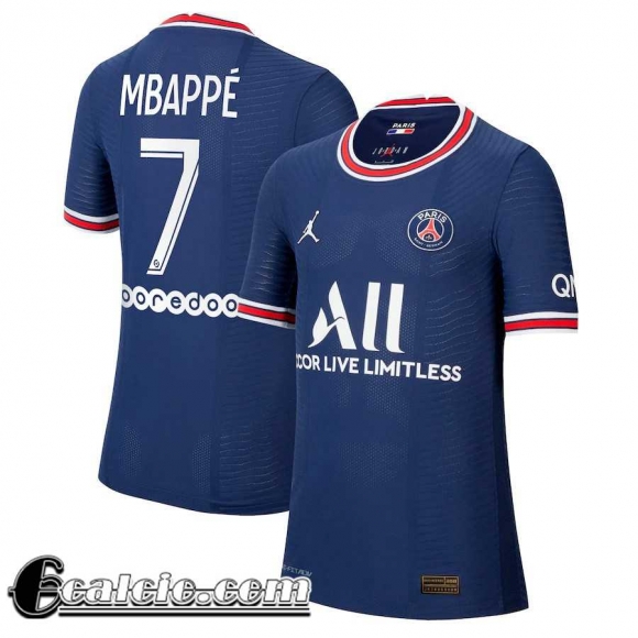 Maglia Calcio PSG Prima Uomo # Mbappé 7 2021 2022