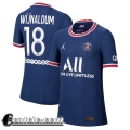 Maglia Calcio PSG Prima Uomo # Wijnaldum 18 2021 2022