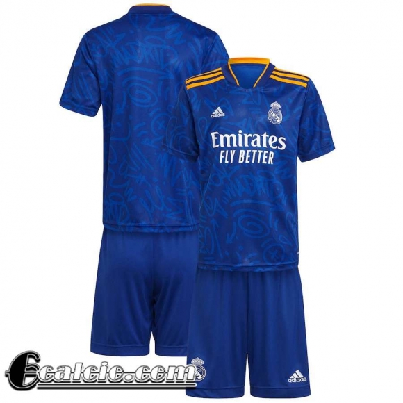 Maglia Calcio Real Madrid Seconda Bambini 2021 2022