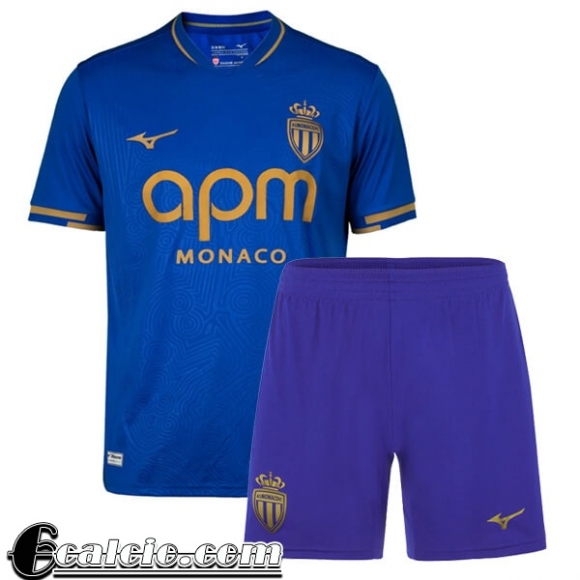 AS Monaco Maglia Calcio Bambino Seconda 25-26