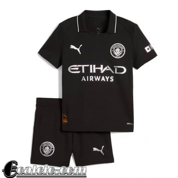 Manchester City Maglia Calcio Bambino Seconda 25-26