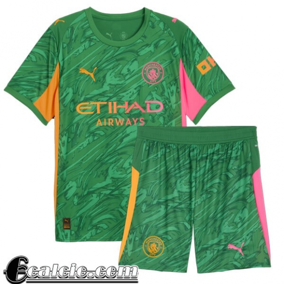 Manchester City Maglia Calcio Bambino Portieri 25-26 TBB869