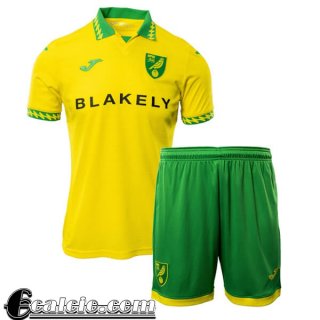 Norwich City Maglia Calcio Bambino Prima 25-26