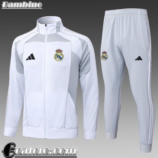 Real Madrid KIT:Full-Zip Giacca Bambino 25-26 C789