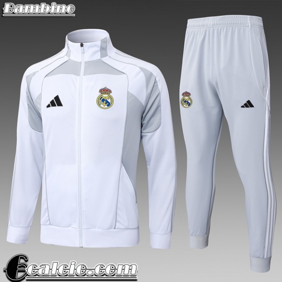 Real Madrid KIT:Full-Zip Giacca Bambino 25-26 C789
