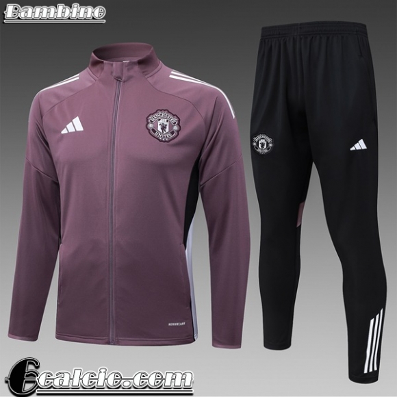 Manchester United KIT:Full-Zip Giacca Bambino 25-26 C814