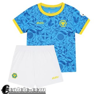 Wolverhampton Wanderers Maglia Calcio Bambino Terza 25-26
