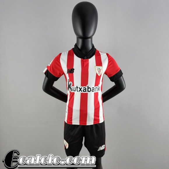 Maglie Calcio Athletic Bilbao Prima Bambini 2022 23 AK64